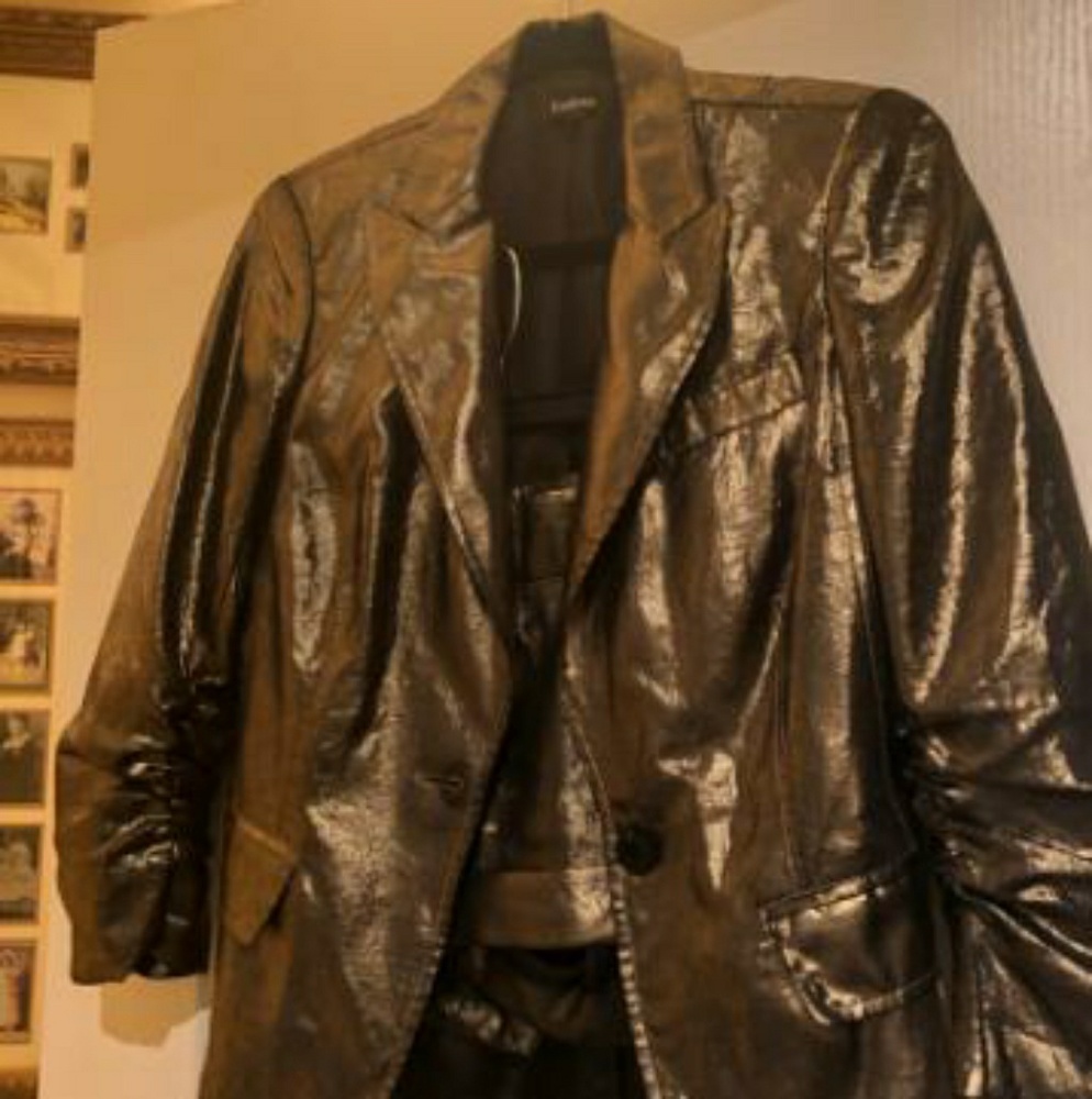 Bebe Gold Metallic jacket